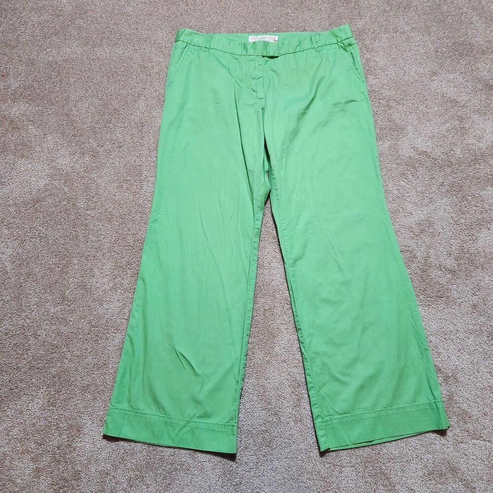 J. Crew Broken In Chino Women 12S Green City Fit Classic Twill Weathered